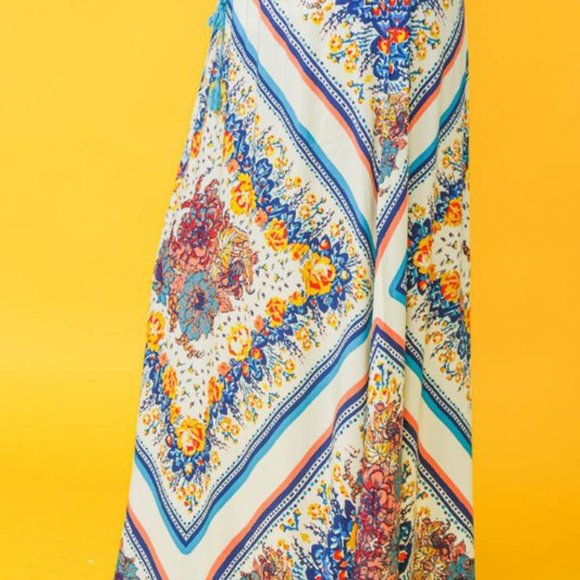 Multicolor Print Maxi Skirt - Picture 3 of 5
